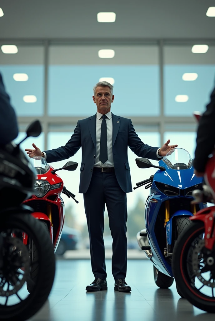He gave motorcycles