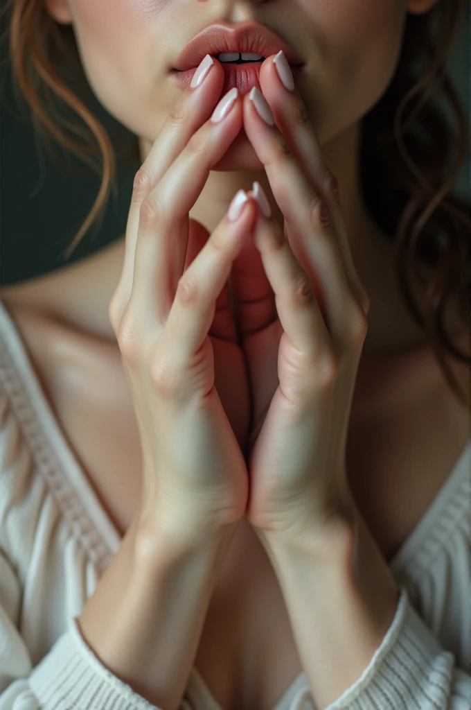 Beautiful Hands、Put your finger over your mouth