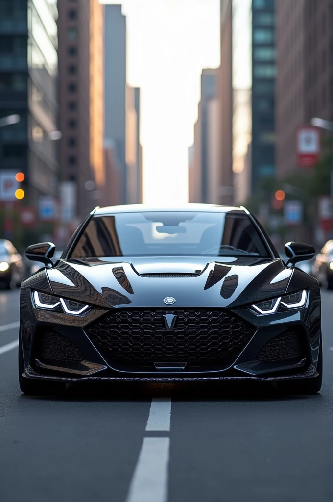 Sport sedan car name CAD brand with carbon fiber