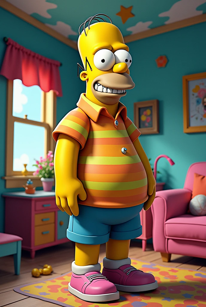 ((masterpiece, best quality)),(complex light), full body,1girl, in school bus with kids, sitting, solo, lisa simpson, Simpsons cartoon style, shy, black bead eyes, chubby stomach, pussy , nipples, flat torso, happy, shy, cum on stomach, blowjob,