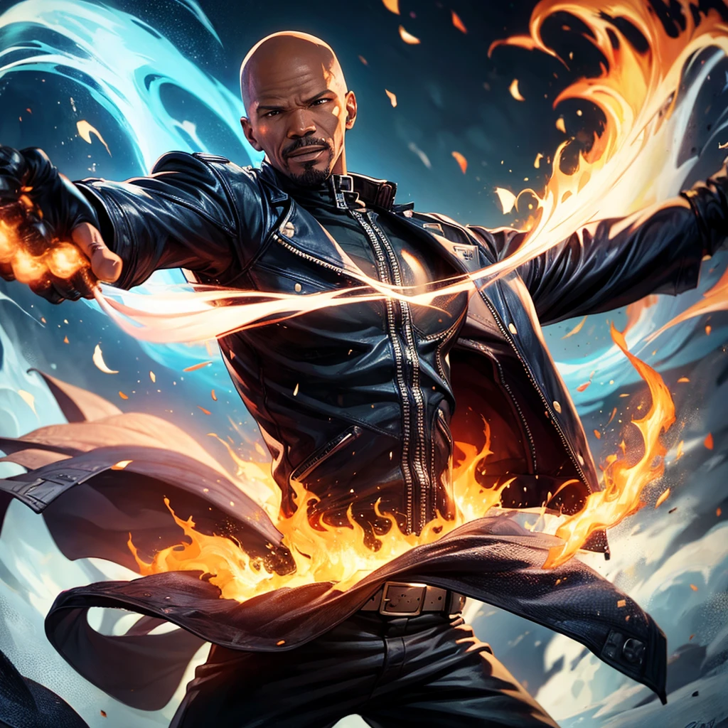 Jamie Foxx has become a ghost rider in the real world