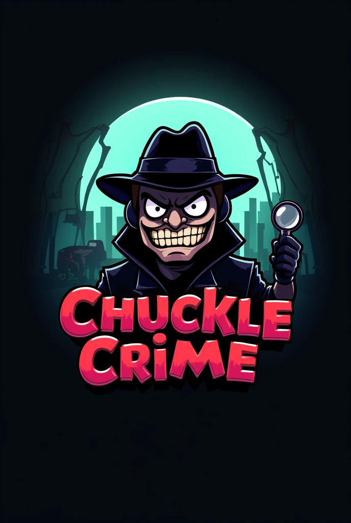 most attractive loga for youtube channel which name is 
ChuckleCrime