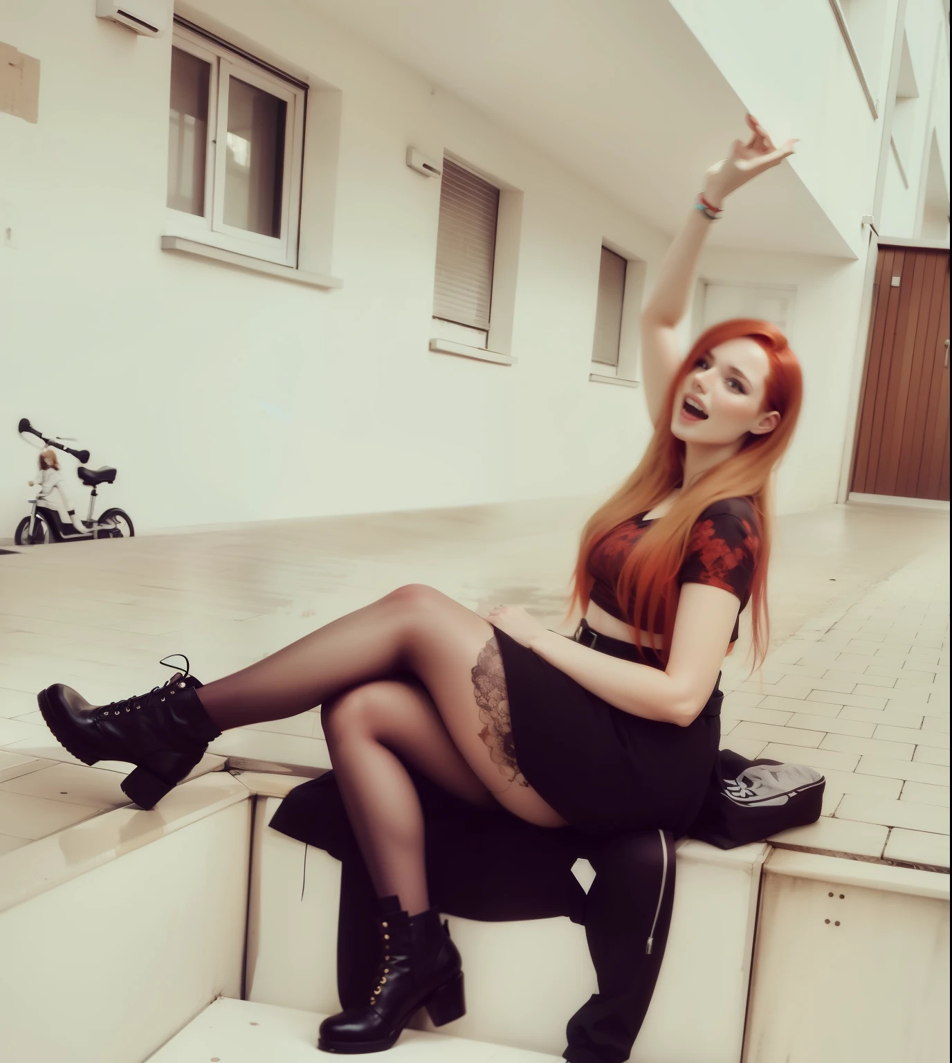 red hair girl