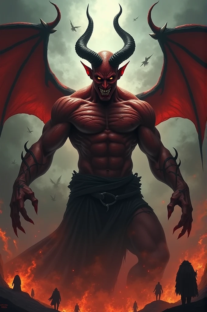 Create an image of Satan or the devil
