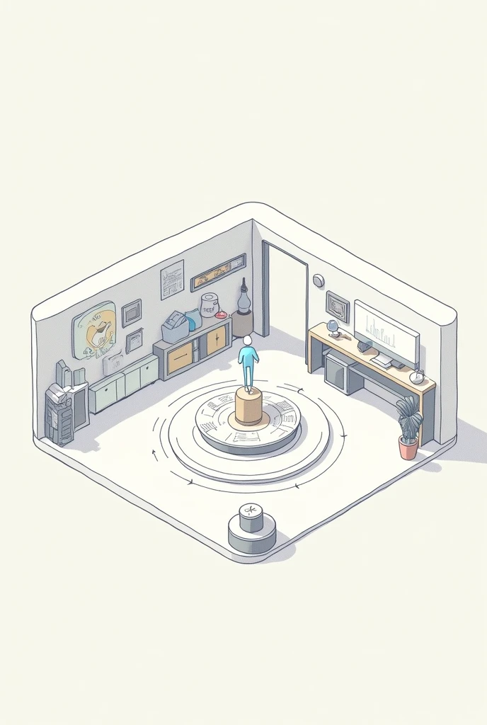 tutorial small space and in the center is play area
