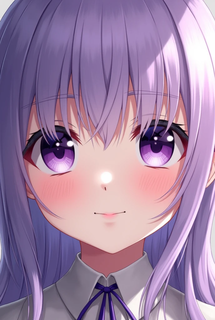 1girl shinobu, purple hair, purple ayes,high res,hyper realistis, ultra detail