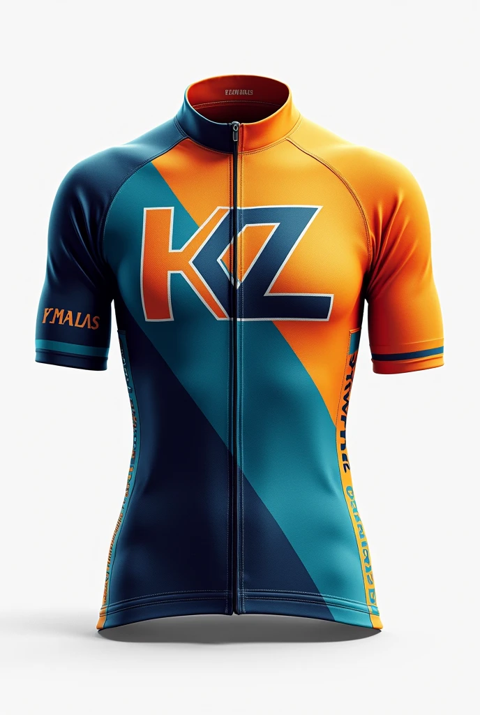 Jersey for cycling, the name of the team is consistent kumalas
