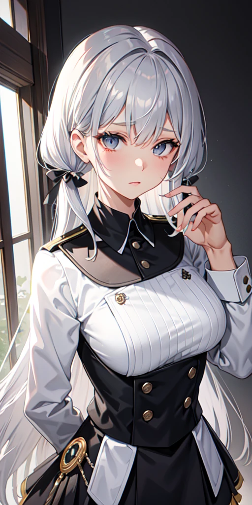 Silver Hair uniform Tattered