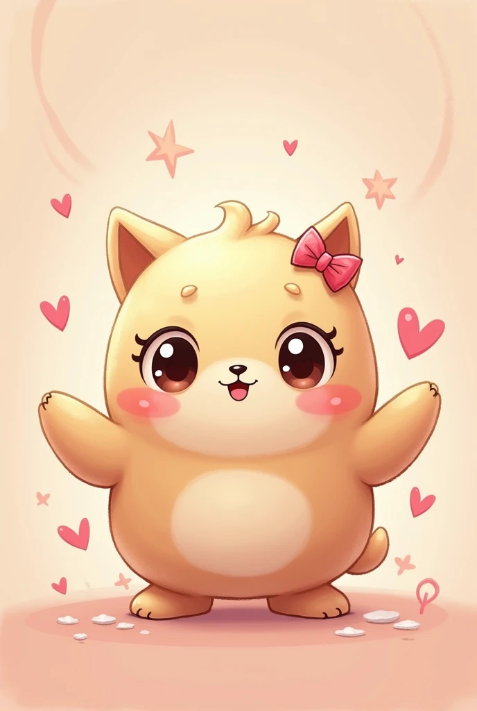 Create a cute mascot about kindness