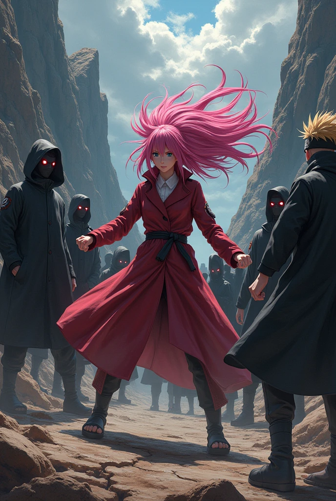 Jinchuuriki Sakura haruno captured by the akatsuki
