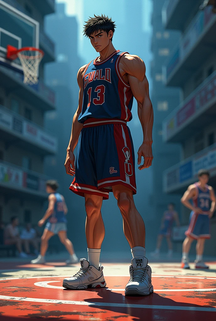 The character "Eiun", the protagonist of Slam Dunk, is included.