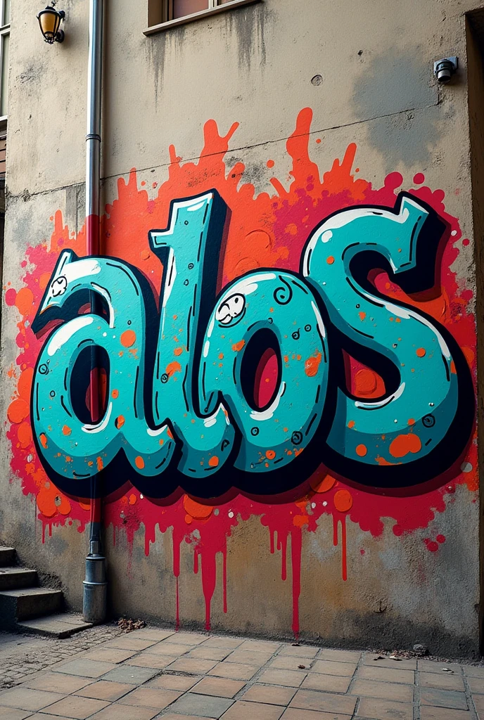 A graffiti that sais "alos" medium difficulty