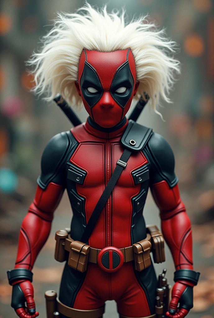DEADPOOL CHARACTER WITH ALBERT EINSTEIN'S FACE
