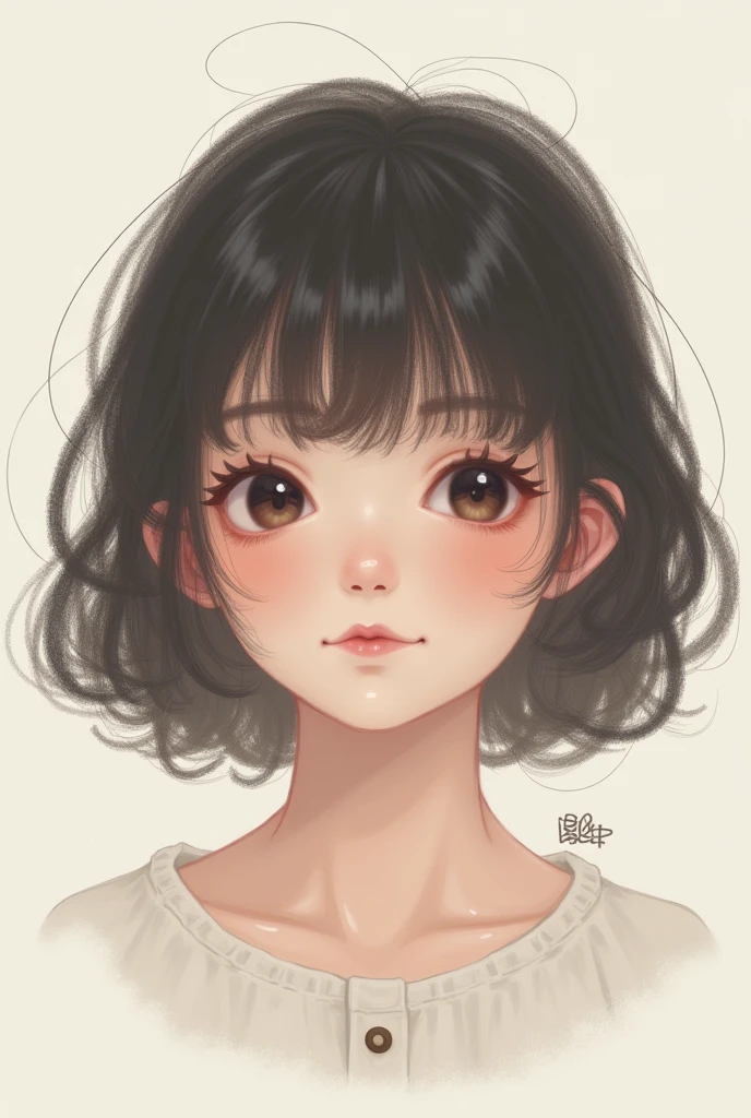 Fluffy bangs