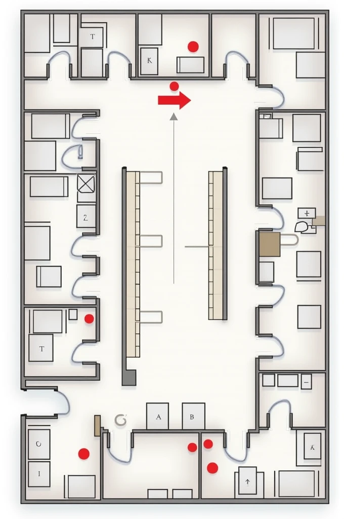 Make an evacuation floor plan