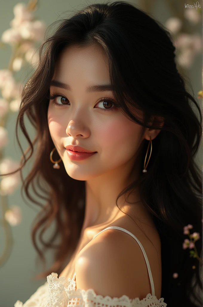 beautiful brunette woman 

