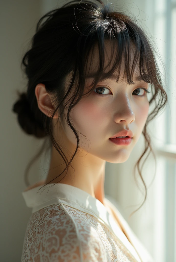 Images of Japanese fluffy and silky bangs　