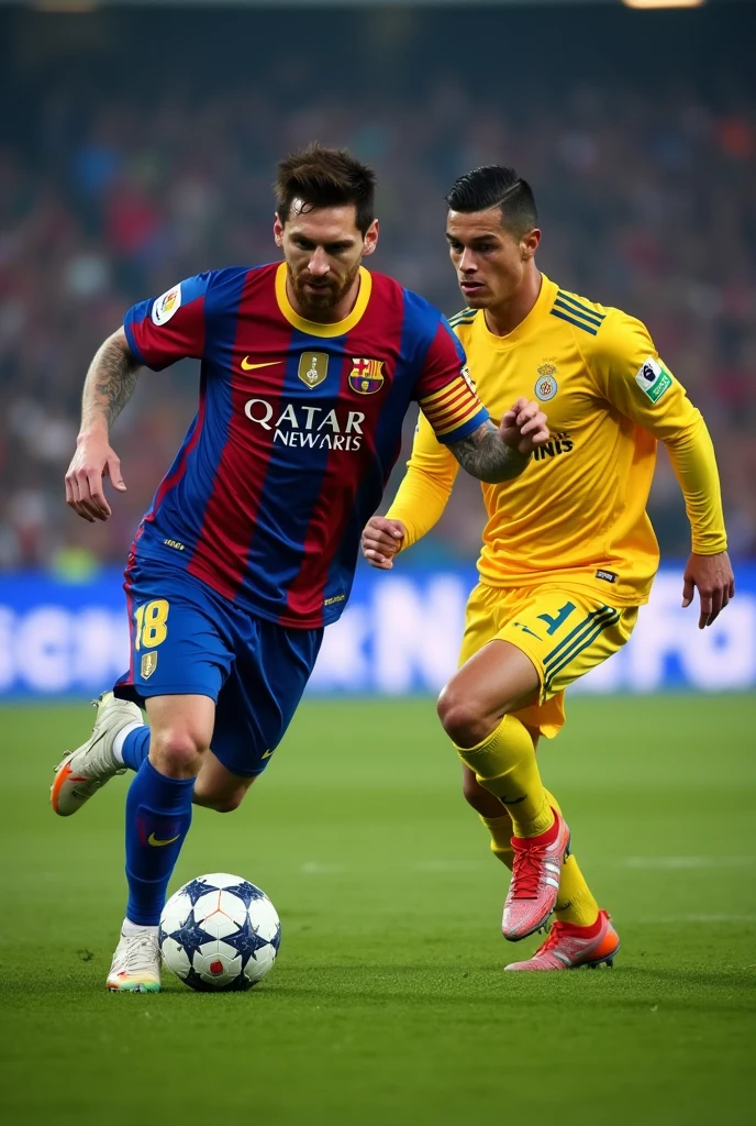 Messi vs Ronaldo running