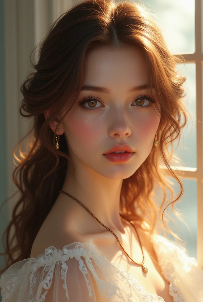 creat a most beautiful girl image