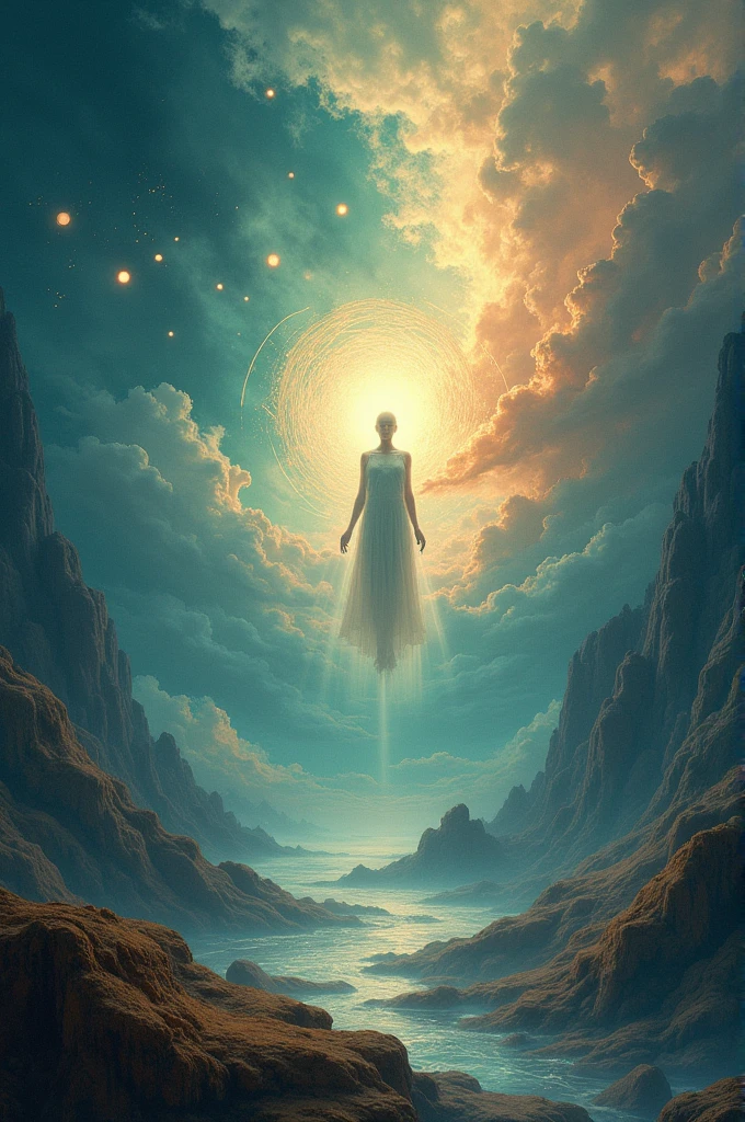 Make an image of flying of mind