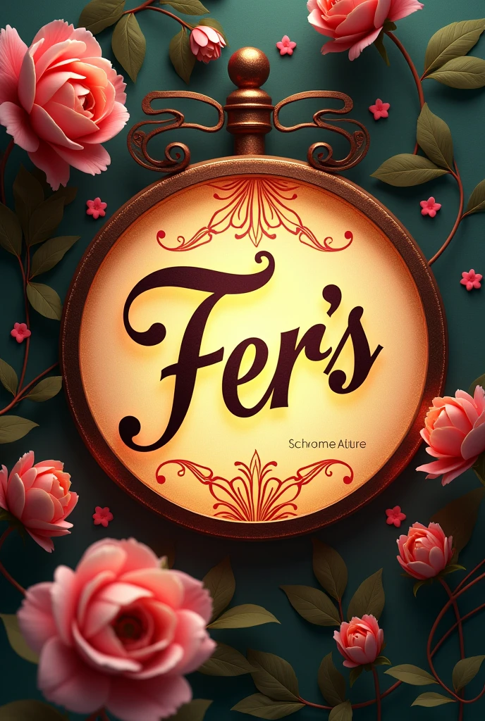 a perfume advertising sign saying "Fer's store"