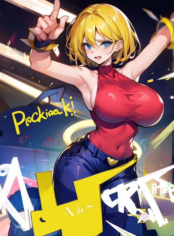 Pikachu、Big Breasts、Titty fuck