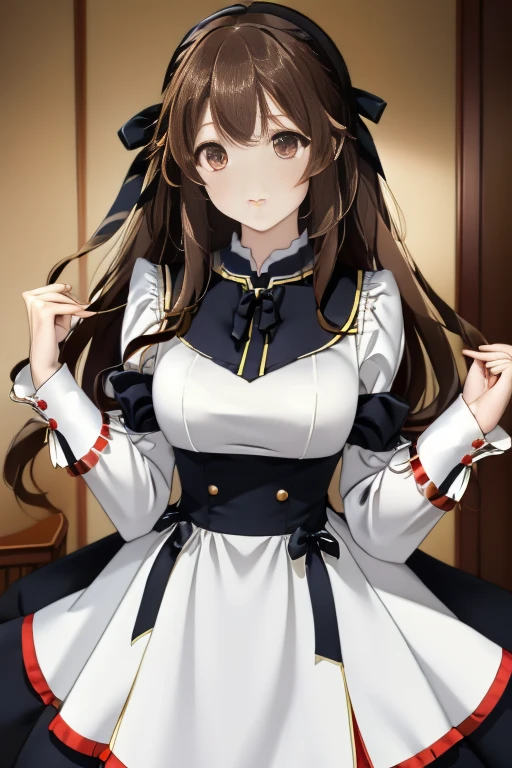 ：best quality, 1girl, solo, (atori:1.2), __posture__, long hair, very long hair, brown hair, ribbon, black ribbon, hair ribbon, bangs, ahoge, two side up, hair between eyes, red eyes, sailor dress, sleeves past wrists, long sleeves, dress, sailor collar, white dress, blue sailor collar, see-through, collarbone, wide sleeves, neckerchief, red neckerchief, red necktie, bare legs, barefoot, small breasts, breasts, cowboy shot, __looking__, __expression__, __background__. __posture__：standing\nstanding\n(contrapposto:1.1)\n(contrapposto:1.2)\n(sitting:1.1)\n(sitting:1.2)
__looking__：looking_at_viewer\nlooking_at_viewer\nlooking_at_viewer\nlooking_at_viewer\nlooking_back
__expression__：smile/nsmile/nsmile/nsmile, open_mouth/nsmile, closed_eyes/nopen_mouth/nshy/nlaughing/nangry/nevil/nlonely/ncrying
__background__：outdoors, starry sky, night sky, sunset\nnight, night sky, cloudy sky, meteor, planet, cloud, star (sky), (starry sky:1.2)\n(outdoors), day, blue sky, cloud, nature, tree\noutdoors, day, blue sky, cloud, water\noutdoors, day, grass\ncherry blossoms, tree, outdoors, shooting star, petals, cloud\noutdoors, city, cityscape, scenery, building