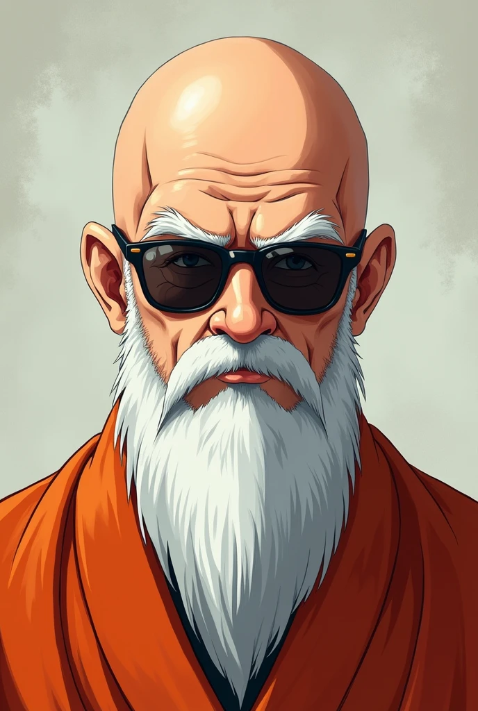 Master Roshi with the face of Argentine politician Alberto Fernández