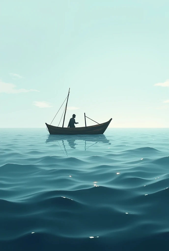 A boat in the middle of the sea