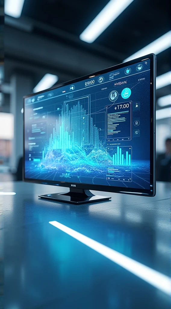 futuristic screen