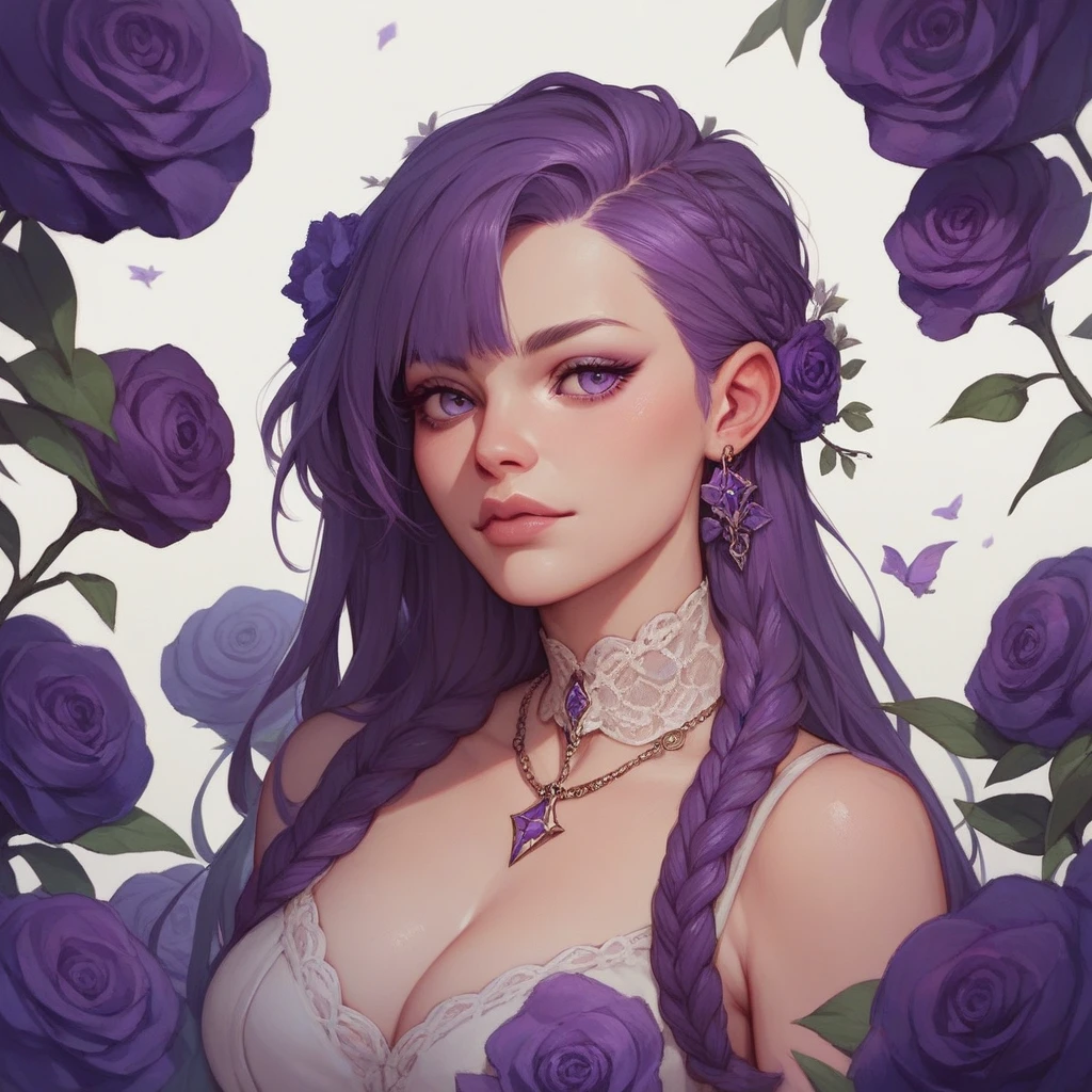 Violet flowers