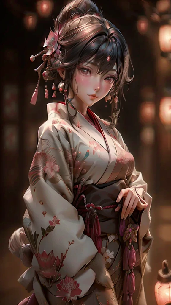 a female ronin warrior,ahri,wearing traditional japanese robe,detailed face,beautiful detailed eyes,beautiful detailed lips,extremely detailed facial features,long eyelashes,elegant,graceful pose,stunning kimono with intricate patterns,sakura petals falling in the background,vibrant colors,dramatic lighting,highly detailed,8k, photorealistic,masterpiece, clean background