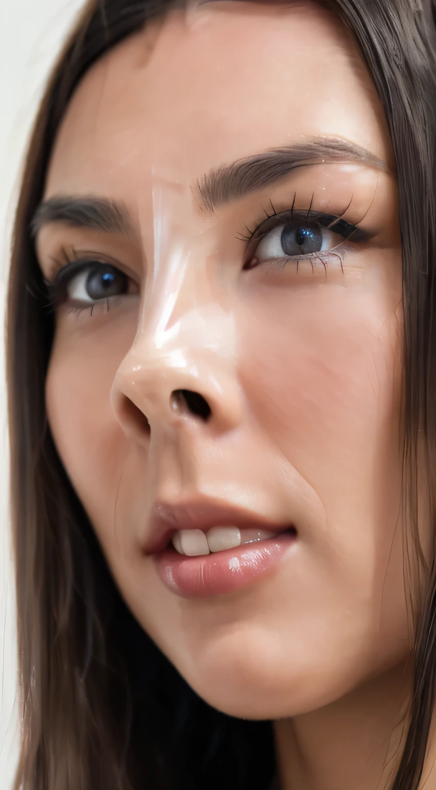 masterpiece:1.2,best_quality:1.3, one woman, solo, closeup_portrait:1.4,face:1.5,tape_gag:1.6