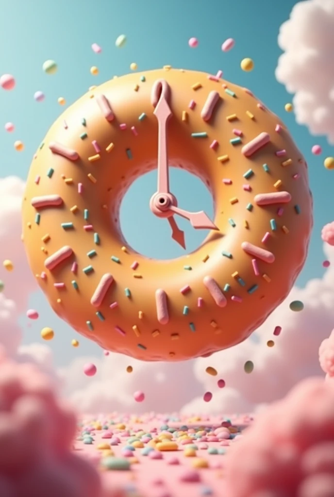 donut hint clock