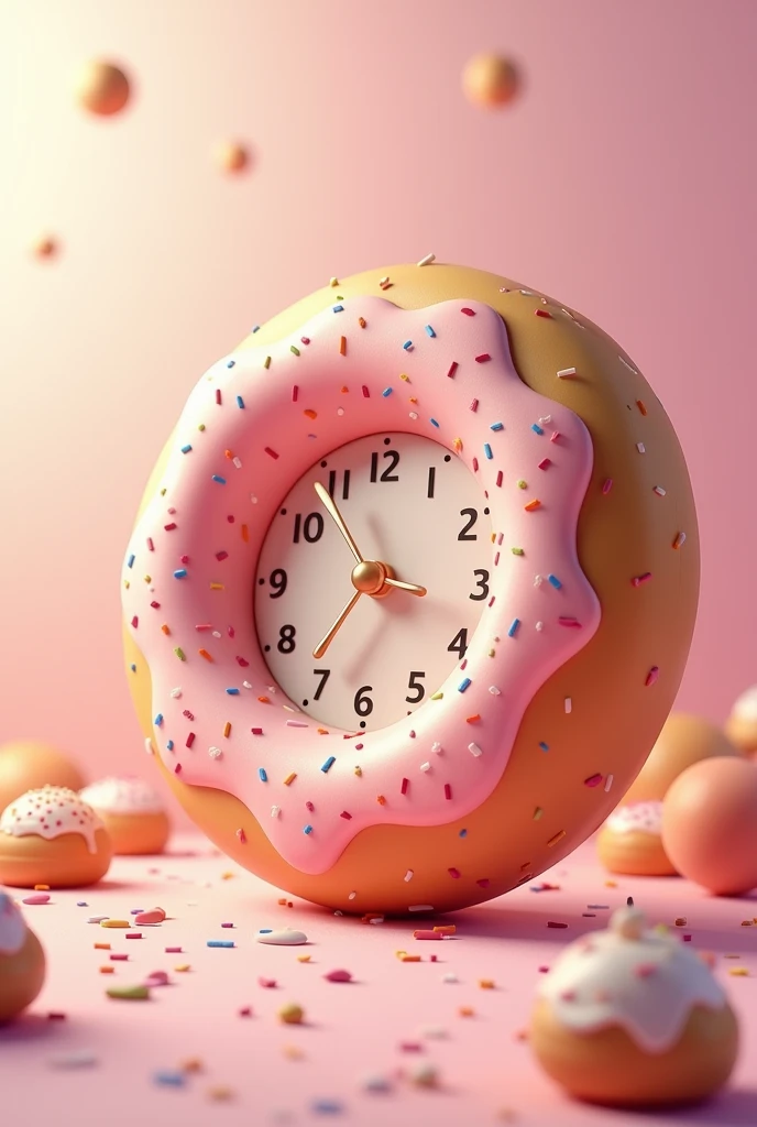 donut hint clock