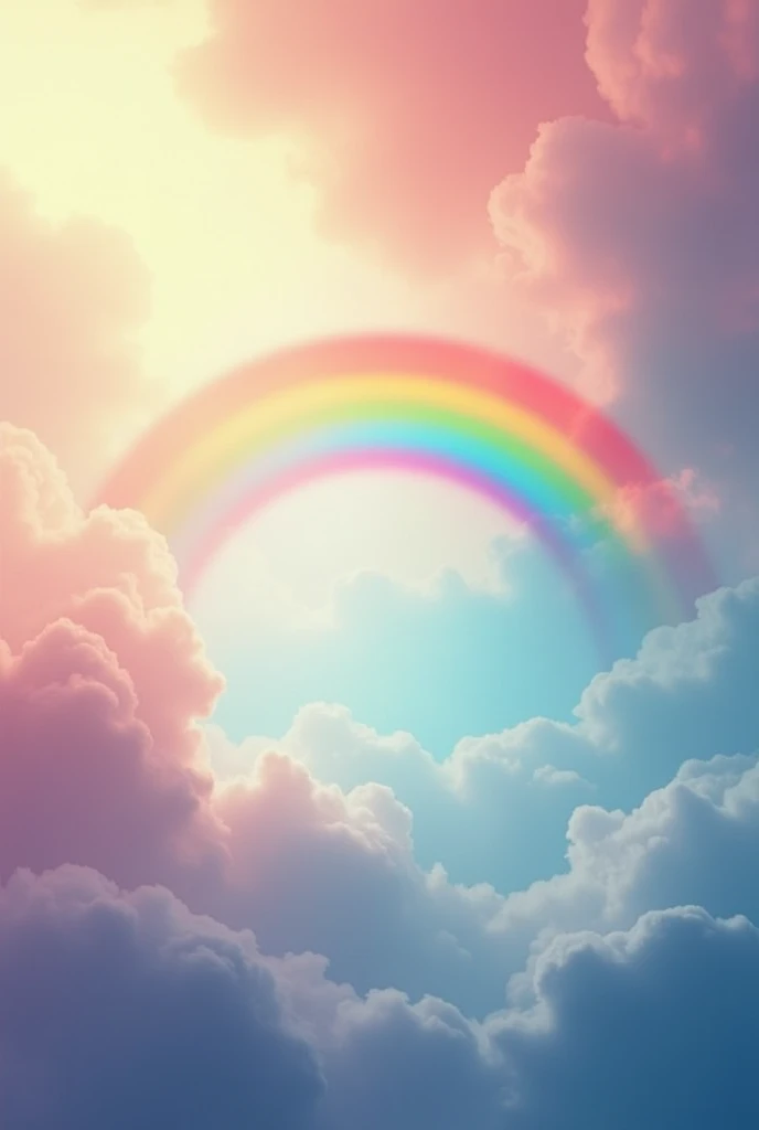 null rainbow background