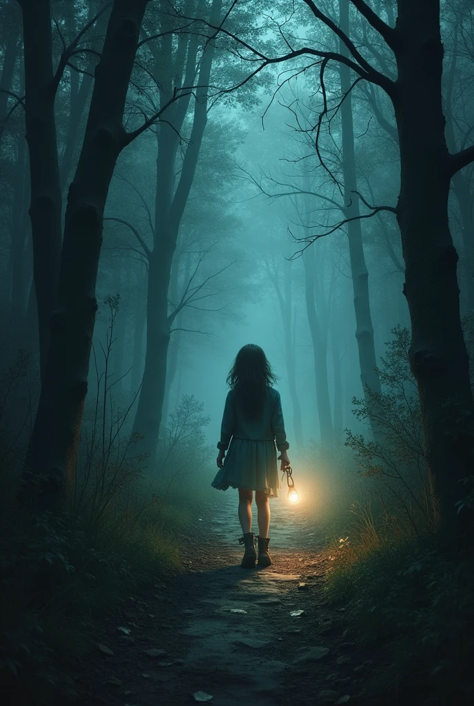 Emma, a curious teenager, ventures into the notorious Whispering Woods, a place in her small town shrouded in eerie stories of strange noises and disappearances. As she walks deeper into the forest, her flashlight flickers, and whispers seem to call her name, growing louder with every step. Suddenly, she falls into a shallow pit and discovers an old, tattered book filled with strange symbols and drawings. The whispers intensify as she flips through the pages, but when she reaches the last page, everything goes silent. Then, a cold hand grabs her ankle, pulling her into the earth as she screams in terror. The camera cuts to black, and the narrator reveals that the woods have claimed yet another soul, leaving the town’s dark secrets untouched.