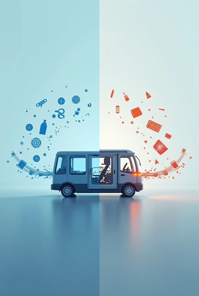 Visual Theme: Clear transformation.
Background: A seamless gradient background with a few simple icons showing the shift from automotive to FMCG—such as a car icon on the left morphing into a bottle icon on the right.
Central Image: A single, bold icon of a machine transforming from producing auto parts to FMCG products.
Overlay Text: "From Automotive to FMCG: Our Strategic Pivot."
Company Logos: JSG logo in the lower right corner.
Make something else how Fmcg production line photo
Show we are transforming from automotive components manufacturers to fmcg