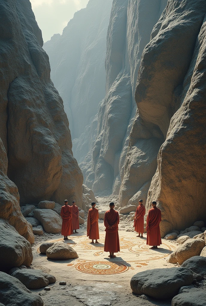 Thuenpa pinzhi on rocks formed
