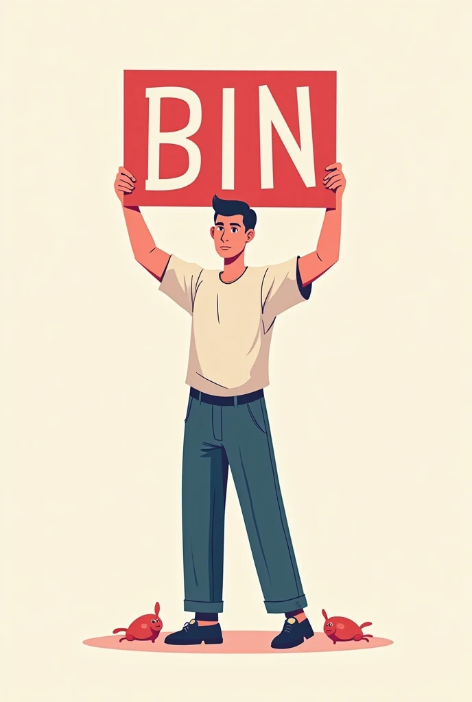 Simple drawing of the ban on meat consumption
