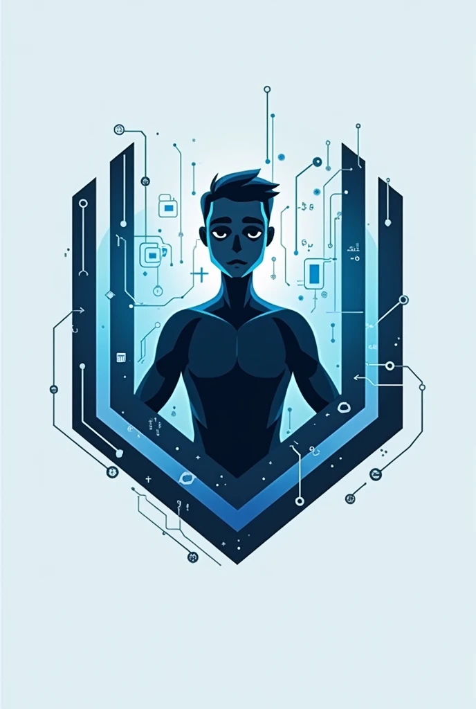 Computer store, Tech Assemble, Create a professional logo that features a real animated human