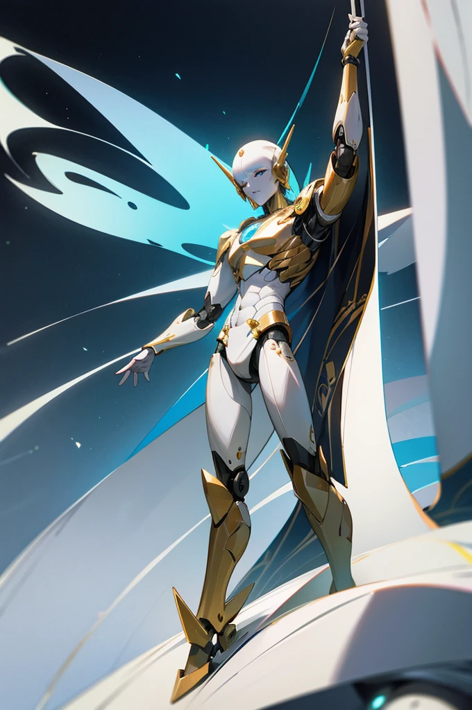 God of time in robotic form (full body)