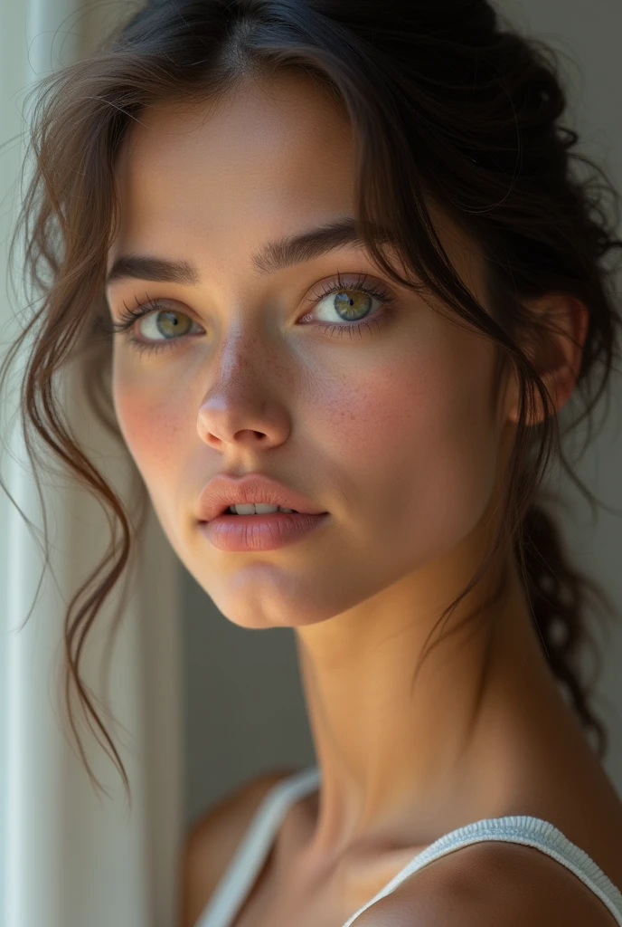 Reall face women 23 years old 