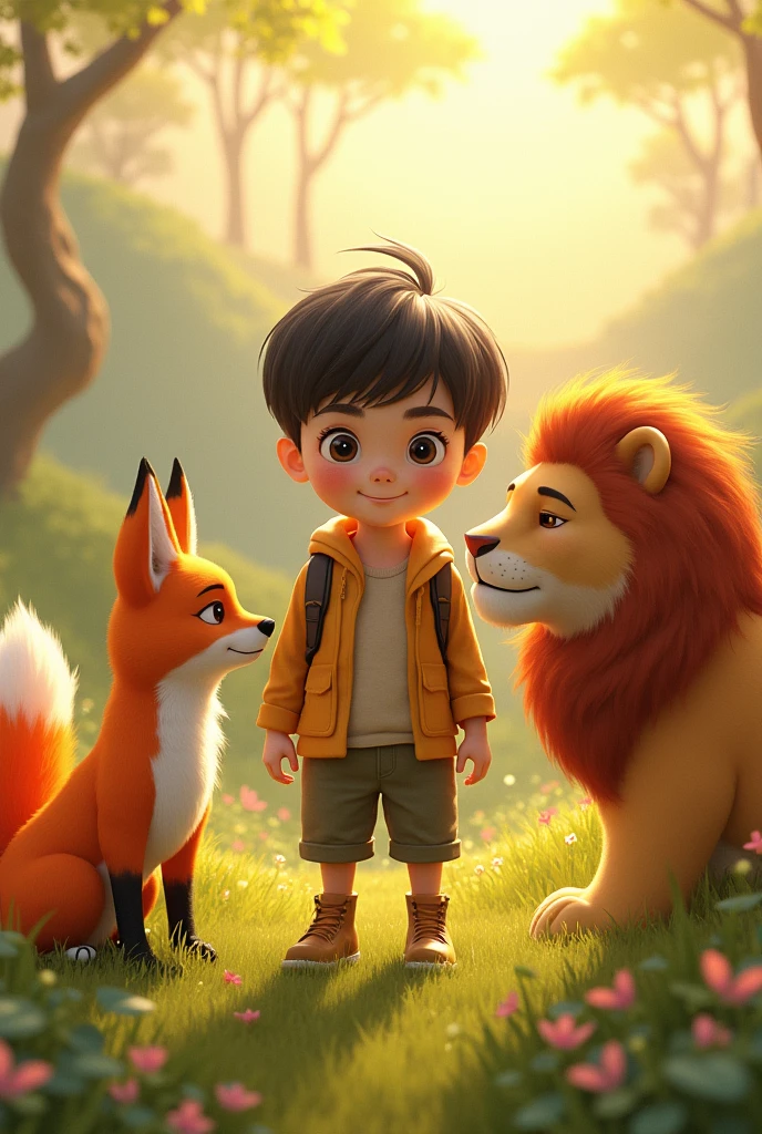 kim likes foxes and lions