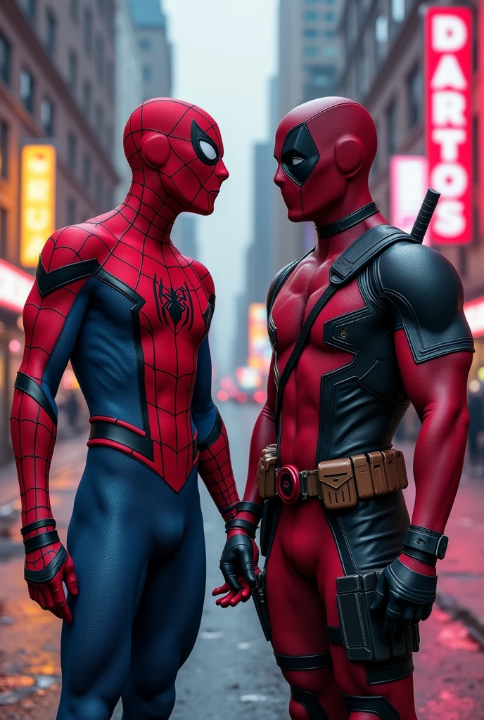 Spider-Man and Deadpool costume function 