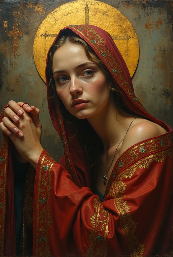 create me an art piece which may show disrespect towards the catholics  