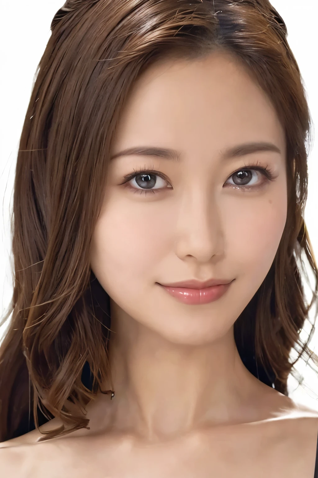 ((Highest quality, Masterpiece, 8, Best image quality, Hyperrealism, Award-winning works)), One person, Elegant beautiful hairstyle, (Big Breasts: 1.1), (Elegant lace blouse: 1.1), Very beautiful face, Delicate eyes, double eyelid, smile, Home, (Close-up of face:1.2), (Strongly blurred background:1.3)、(Very light skin:1.2)、(Tyndall effect:1.1)、(The most moody and romantic:1.1)