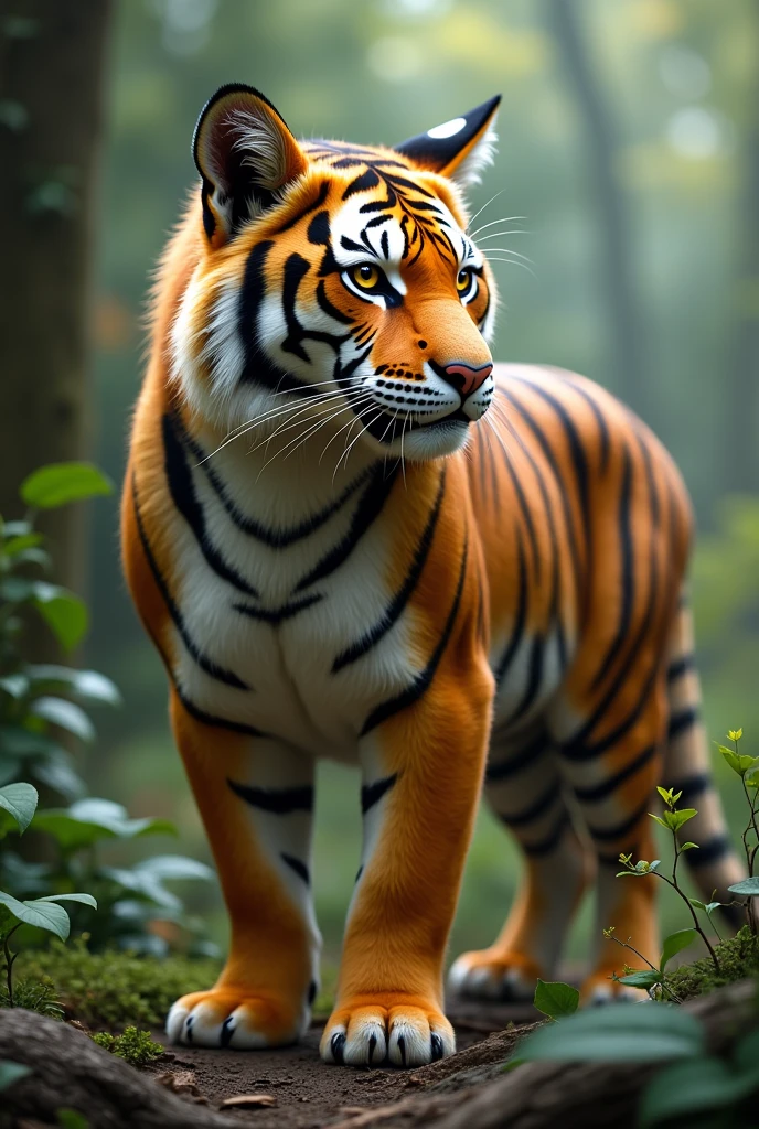 Half cat half tiger