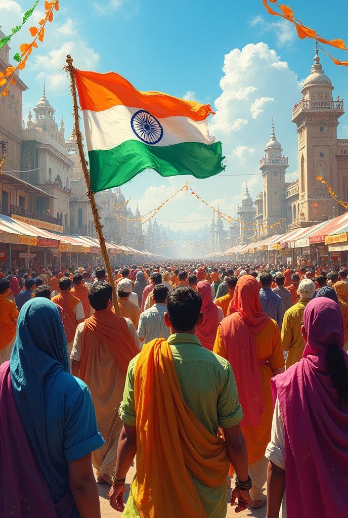 14august of independence competition creative painting