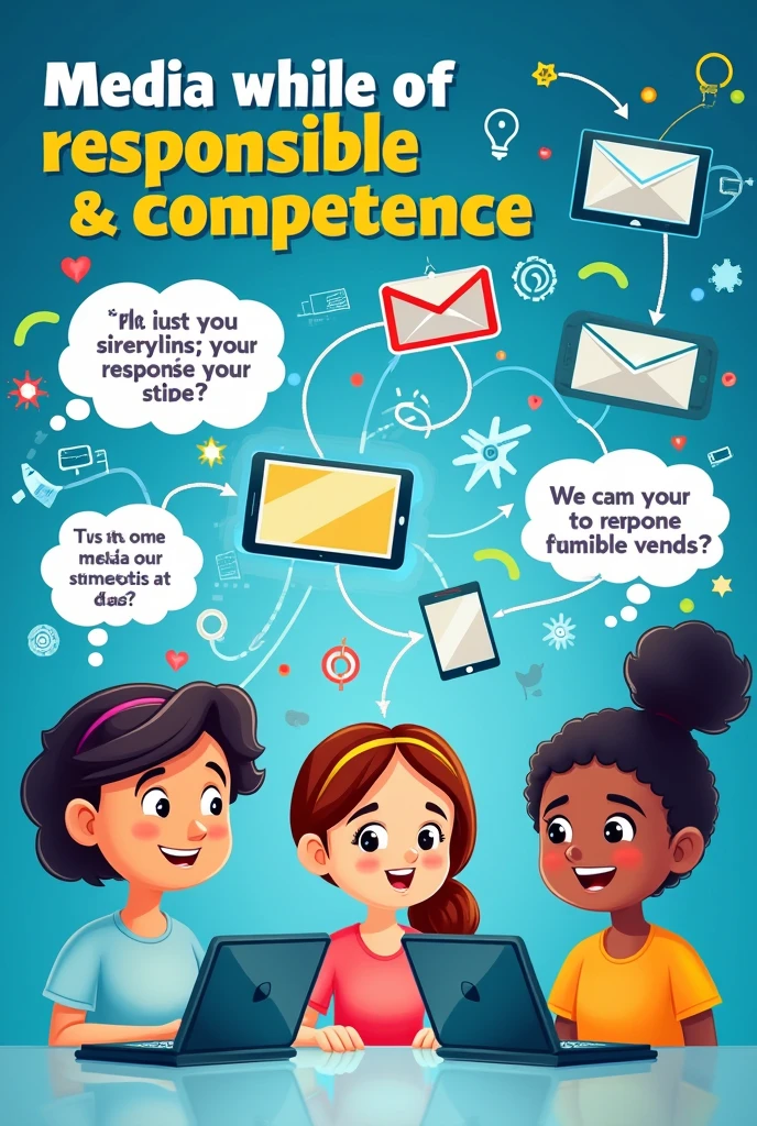 Create a POSTER (basic cartoon) that will campaign for students to be responsible users and competent producers of media and information.
